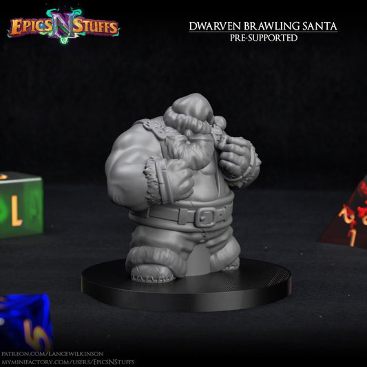 Dwarven Brawling Santa Claus | Epics'N'Stuffs