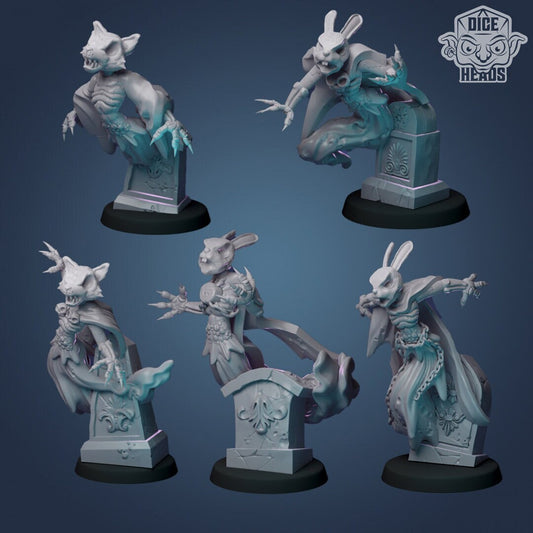 Banshees (5 versions) | Dice Heads | Zoontalis