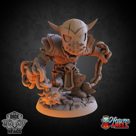 Chained Devil | Dice Heads | Heaven and Hell
