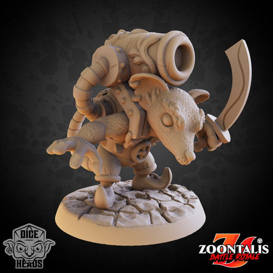 Rat Bomber | Dice Heads | Zoontalis
