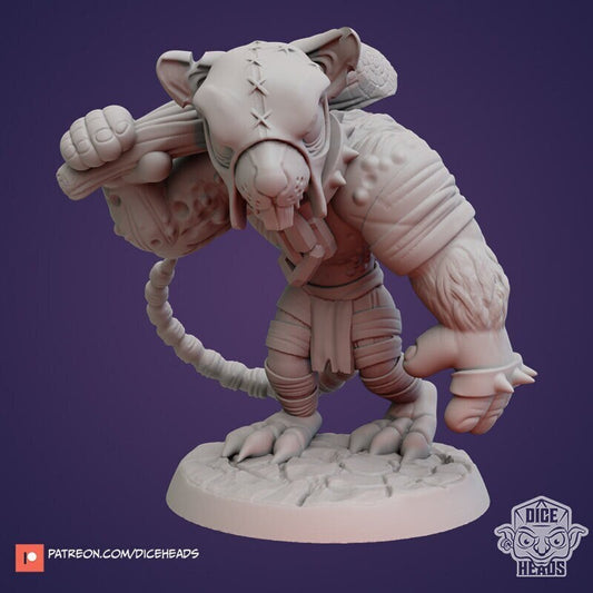 Ratfolk Bandit Thug | Dice Heads | Zoontalis