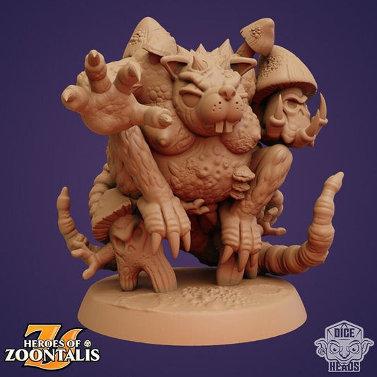 Fungal Rat Queen | Dice Heads | Zoontalis