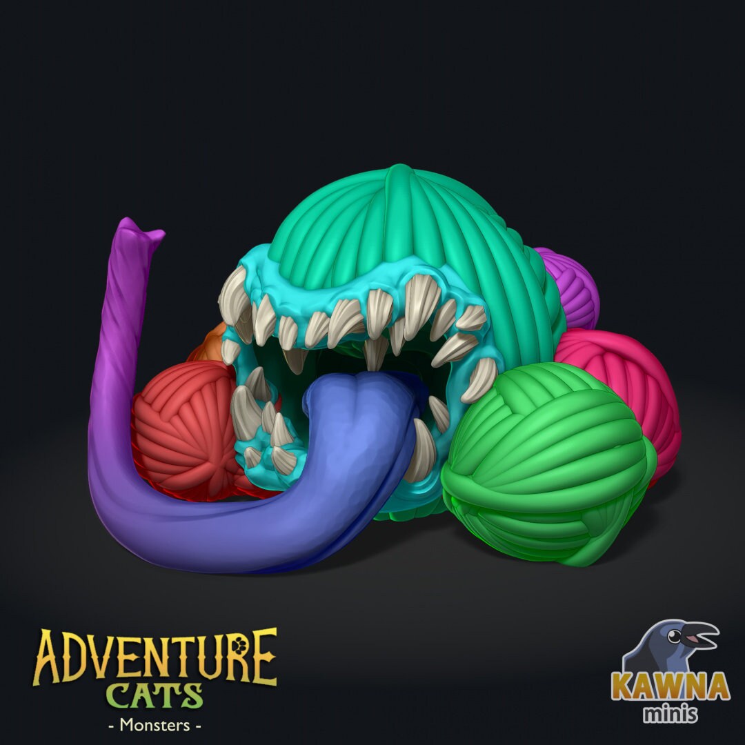 Ball of Yarn Mimic | Adventure Cats | Kawna