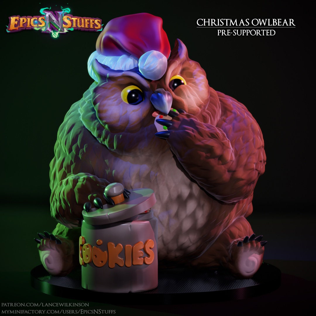 Christmas Owlbear | Epics'N'Stuffs