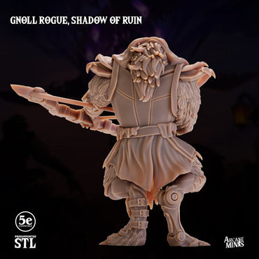 Gnoll Rogue - Shadow of Ruin | Arcane Minis