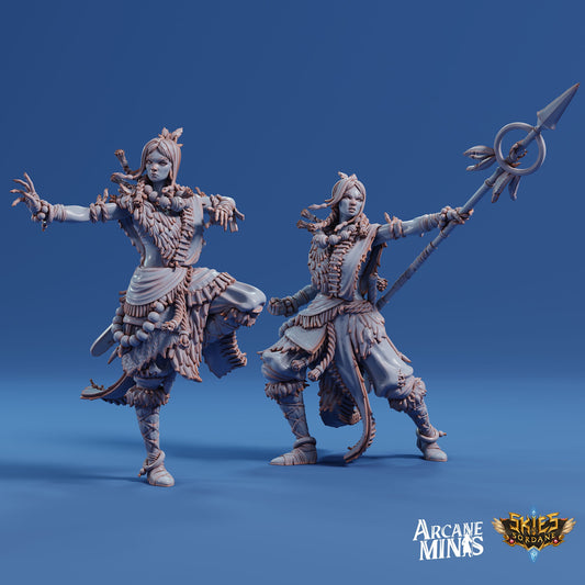 Human Monk, Female | Arcane Minis