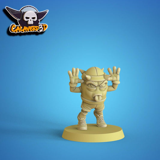 Dimension C-168 Fantasy Football Team (+ Cheerleaders) | Calaverd3D | UNPAINTED Miniature in Resin
