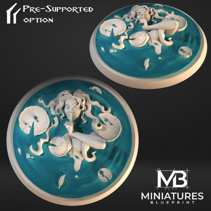 Water Nymphs (3 versions) | Miniatures Blueprint | UNPAINTED Miniature in Resin
