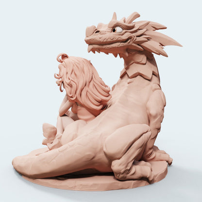 Iriel (Sitting) | Female Miniatures | UNPAINTED Miniature in Resin