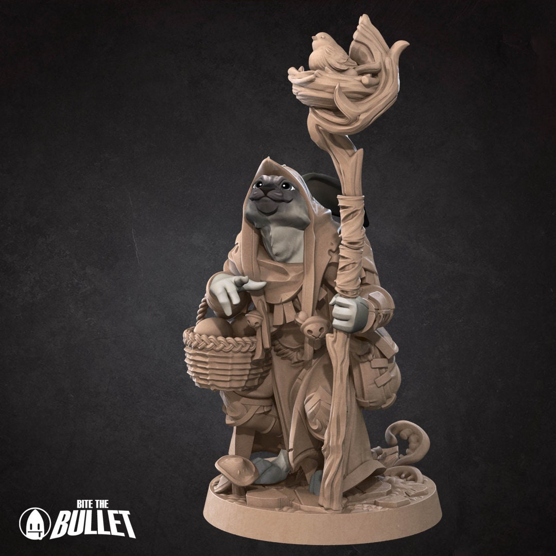 Harengon Druid | Bite the Bullet | UNPAINTED Miniature in Resin