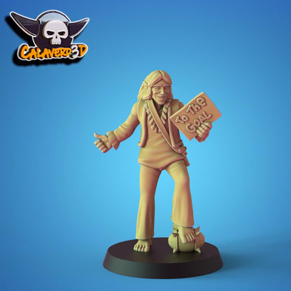 Flower Power Elf Fantasy Football Team | Calaverd3D | UNPAINTED Miniature in Resin