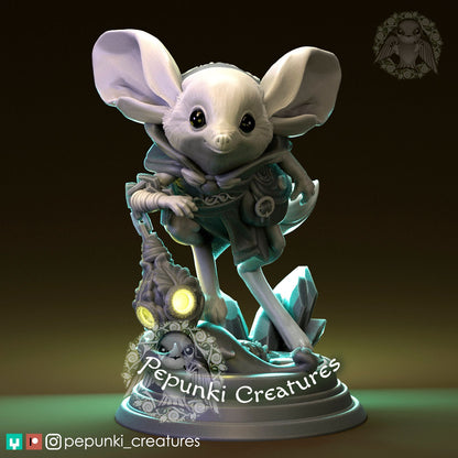 Jerboa | Desert Mouse | Pepunki Creatures | UNPAINTED Miniature in Resin