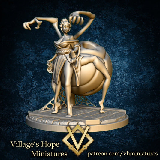 Jorogumo (Spider Woman) | Village's Hope Miniatures | UNPAINTED Miniature in Resin