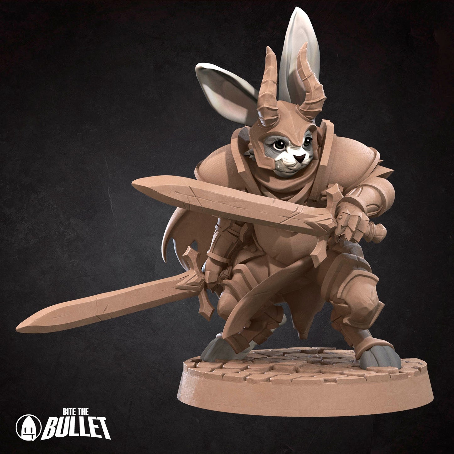 Harengon Warrior | Bite the Bullet | UNPAINTED Miniature in Resin