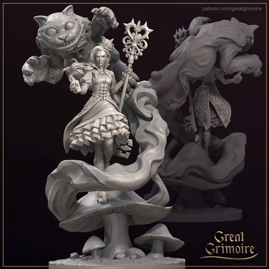 Alice, the Wishmaster | Great Grimoire | UNPAINTED Miniature in Resin