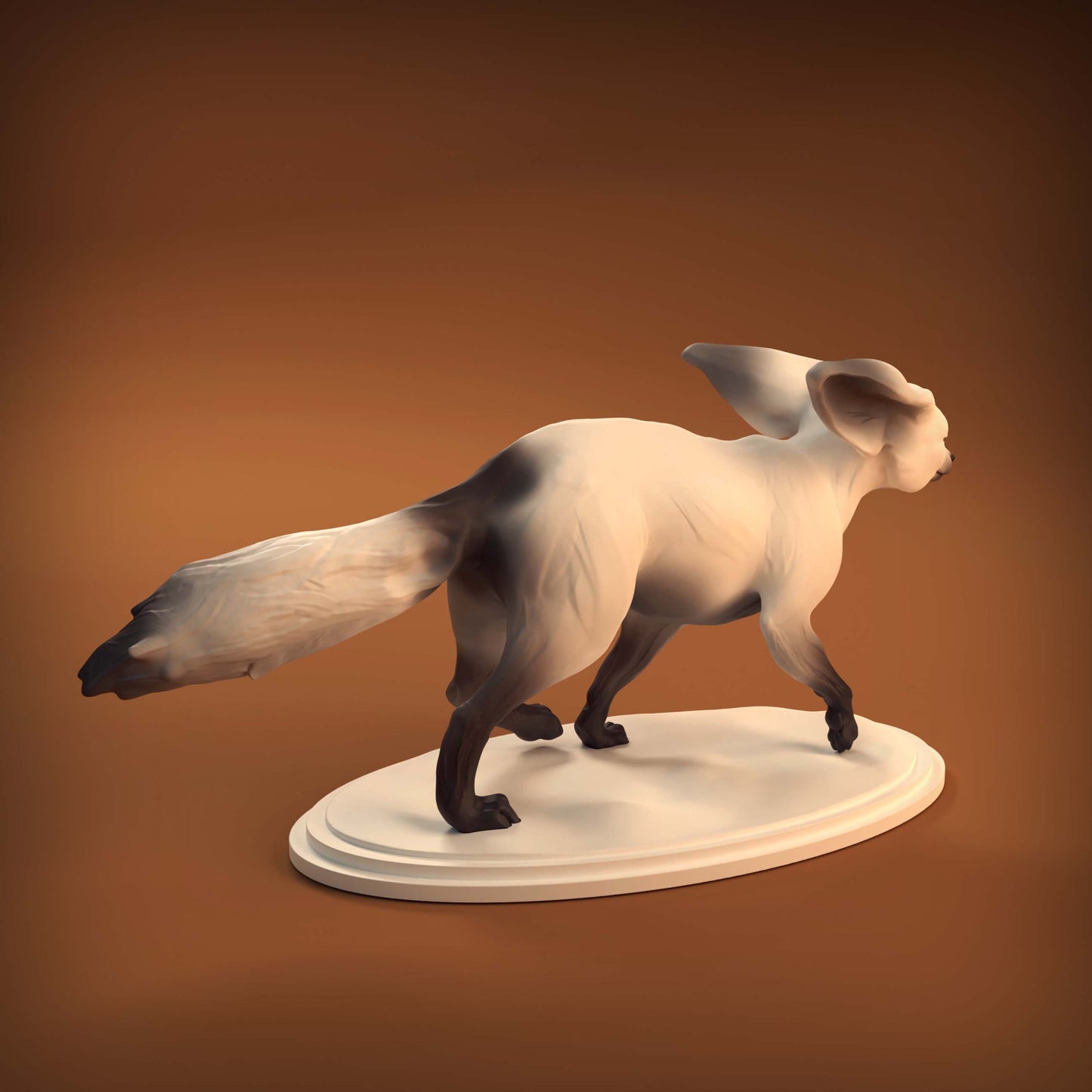 Fennec Fox | Animal Den Miniatures | UNPAINTED Miniature in Resin