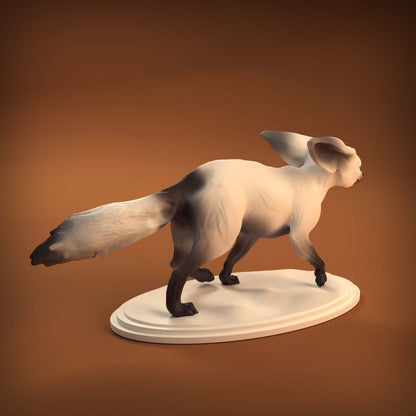 Fennec Fox | Animal Den Miniatures | UNPAINTED Miniature in Resin
