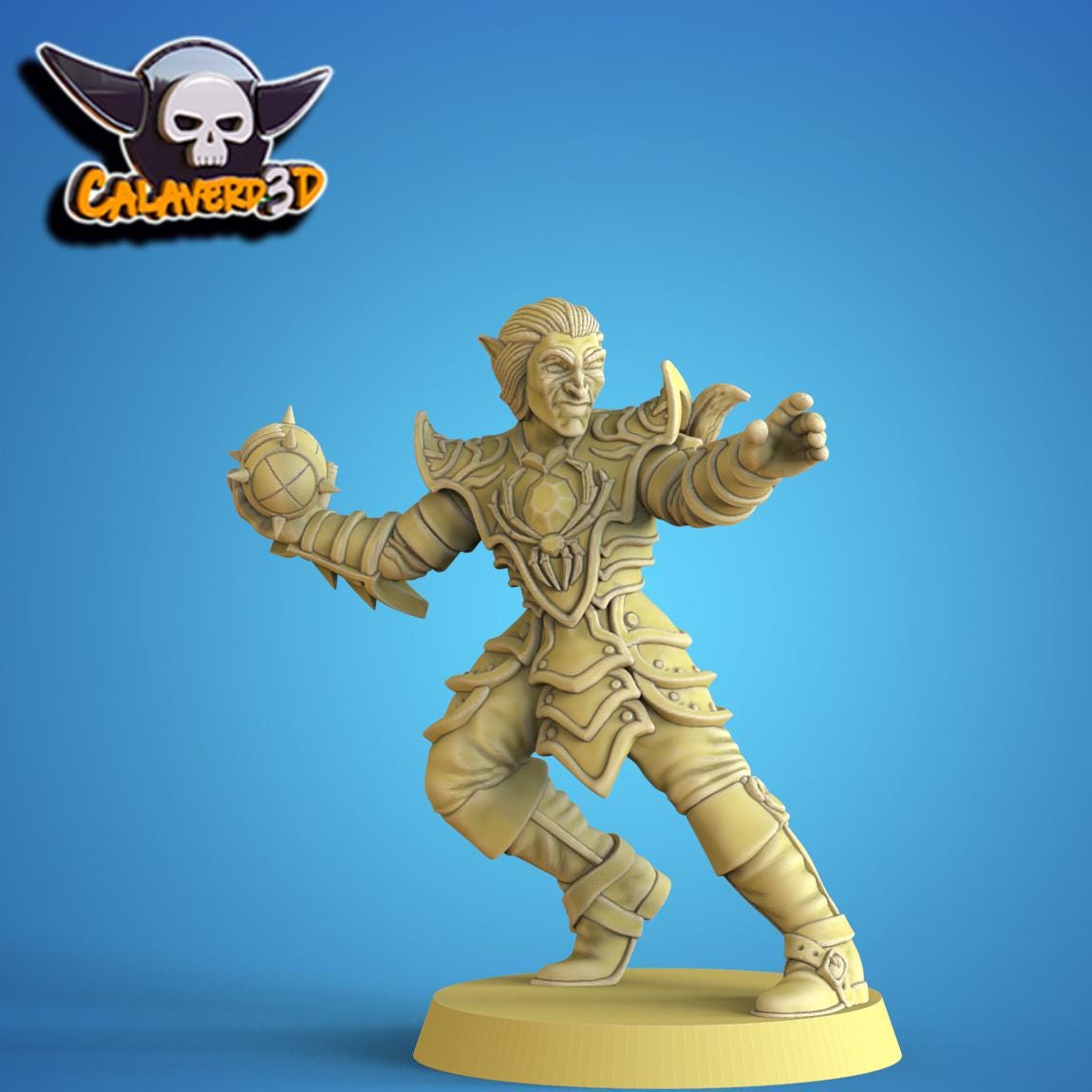 Worshippers of Spider Queen Fantasy Football Team | Calaverd3D | UNPAINTED Miniature in Resin