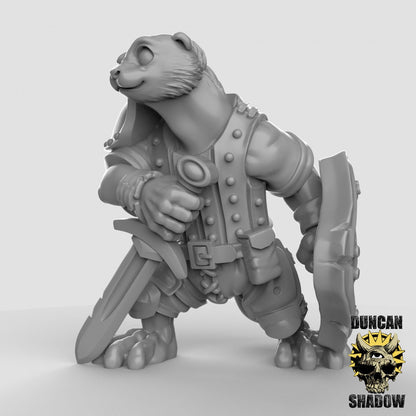 Band of Otter Fighters (Set of 3) - Duncan Shadow