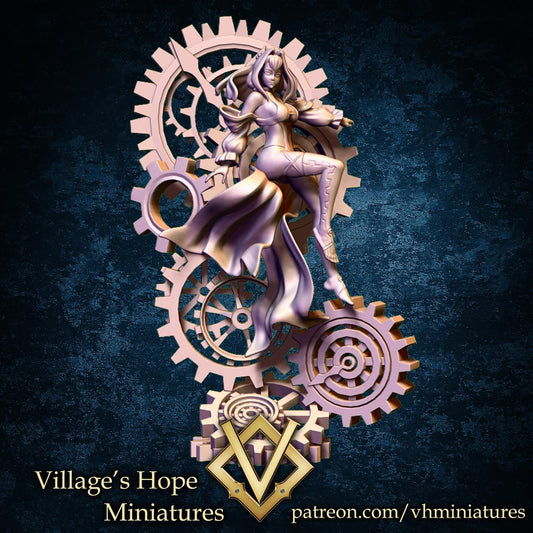 Cronos Goddess of Time | Village's Hope Miniatures | UNPAINTED Miniature in Resin