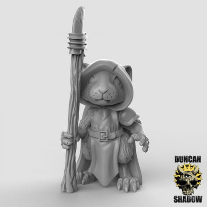 Mousle Rangers with Spears  (Set of 3)| Duncan Shadow | UNPAINTED Miniature in Resin