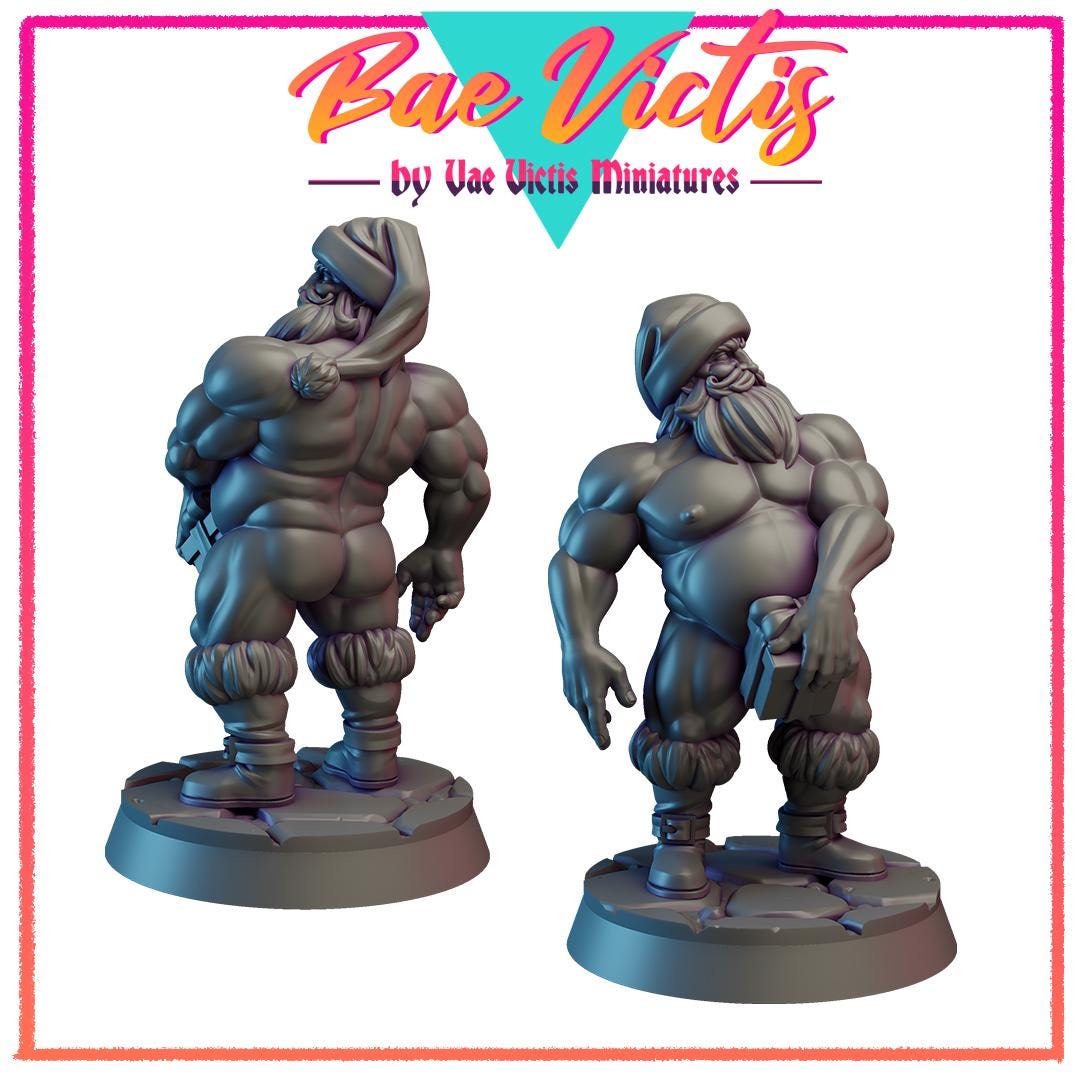 Bae Victis Santa (Mature) | Vae Victis | UNPAINTED Miniature in Resin