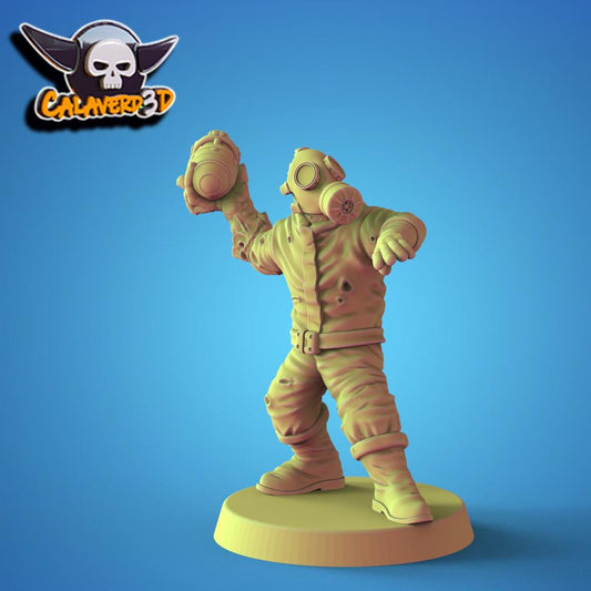 Fallout Riders Fantasy Football Team | Calaverd3D | UNPAINTED Miniature in Resin