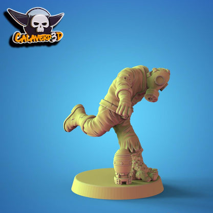 Fallout Riders Fantasy Football Team | Calaverd3D | UNPAINTED Miniature in Resin