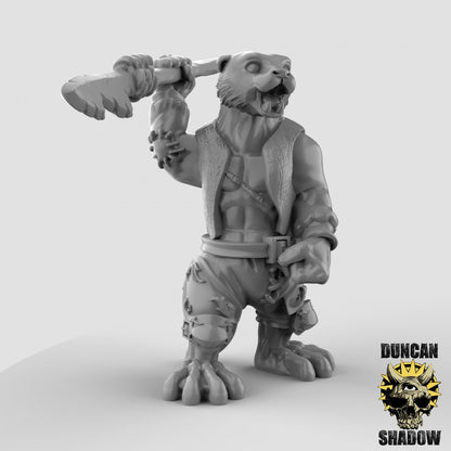 Band of Otter Spearmen (Set of 3) - Duncan Shadow