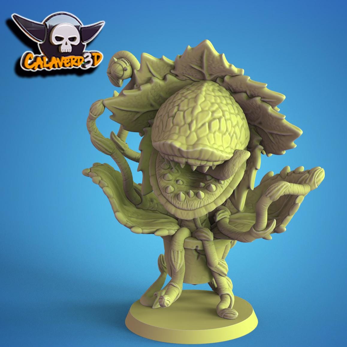 Garden Badasses Fantasy Football Team | Calaverd3D | UNPAINTED Miniature in Resin