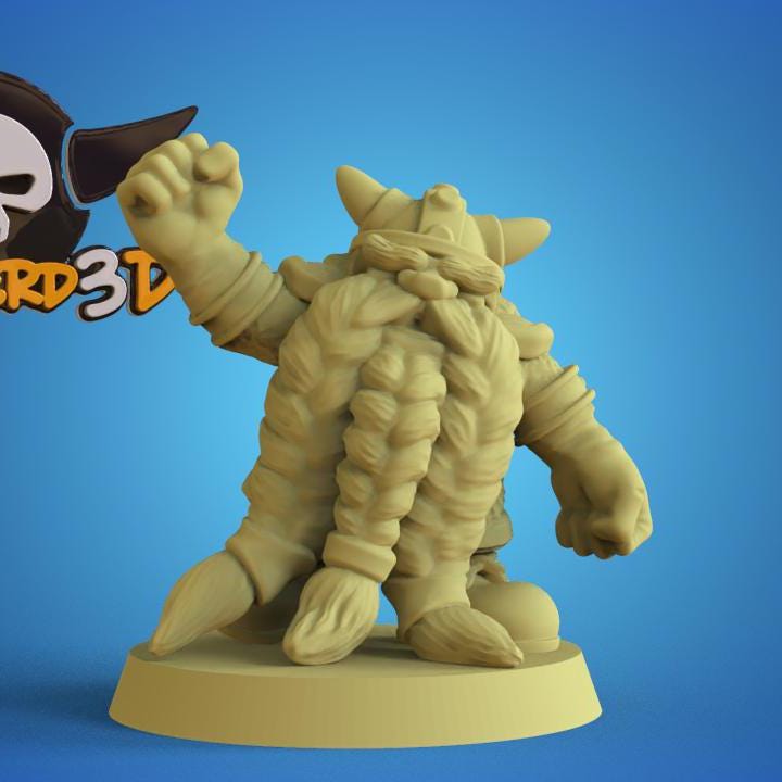 Big Headed Dwarfs Fantasy Football Team | Calaverd3D | UNPAINTED Miniature in Resin