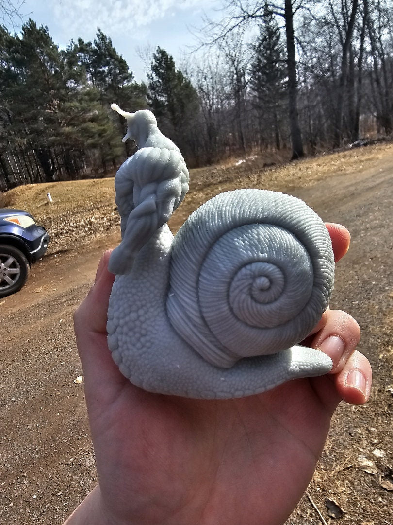 Buff Snail | Dark Artefact Designs | UNPAINTED Miniature in Resin