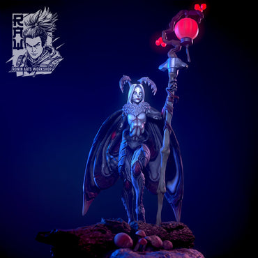 Lysena the Lightbearer | Moth Woman | Ronin Arts Workshop | UNPAINTED Miniature in Resin