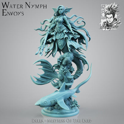 Delea, Shapeshifting Mermaid Infiltrator | Ronin Arts Workshop | UNPAINTED Miniature in Resin