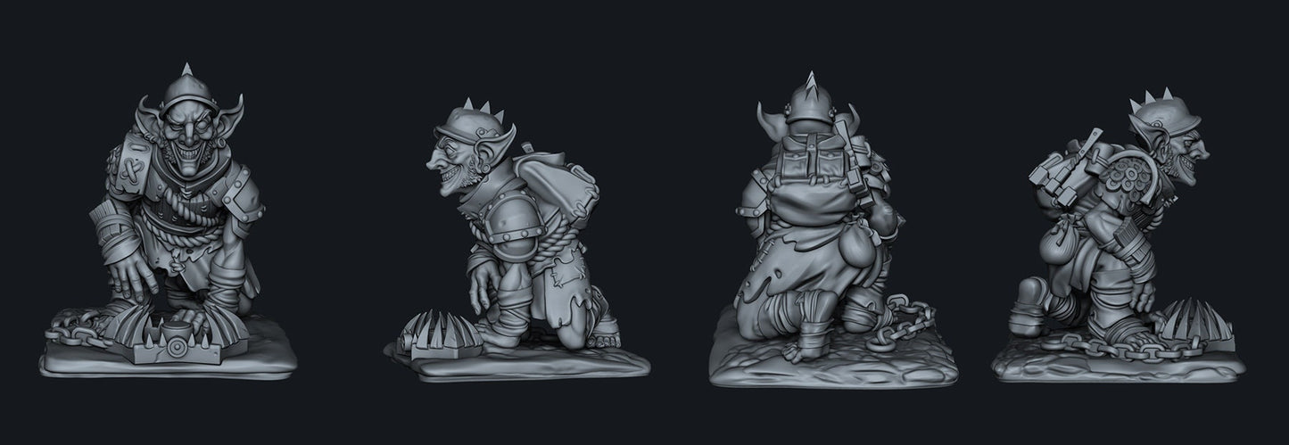 Cikcik, Goblin Trapper | Ronin Arts Workshop | UNPAINTED Miniature in Resin