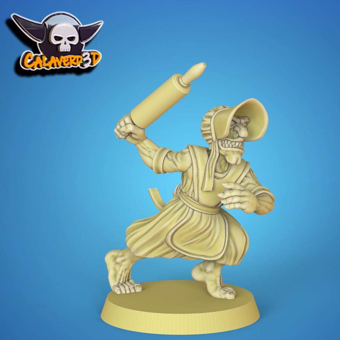 Old Farmers of Chaos Fantasy Football Team | Calaverd3D | UNPAINTED Miniature in Resin