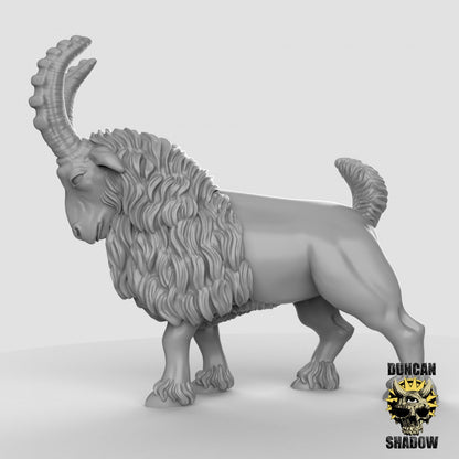 Goats!  (Set of 3)| Duncan Shadow | UNPAINTED Miniature in Resin