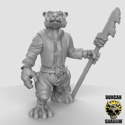 Band of Otter Spearmen (Set of 3) - Duncan Shadow