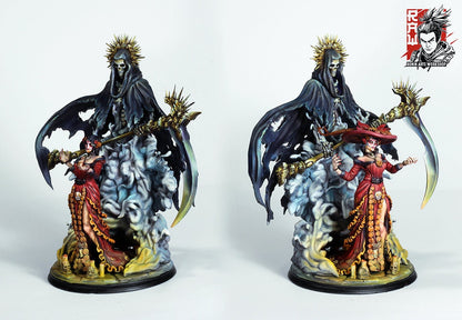 Countess Florentina | Dia de Muertos Catrina & Reaper | Ronin Arts Workshop | UNPAINTED Miniature in Resin