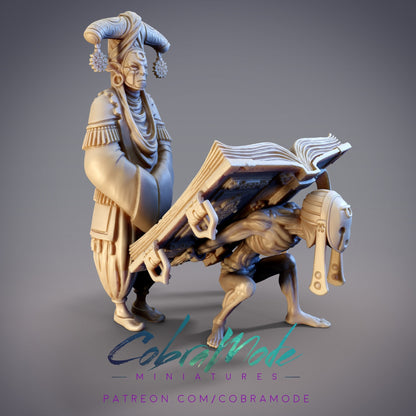 Sadiq, Mortuary Guild Conciliator | CobraMode | UNPAINTED Miniature in Resin