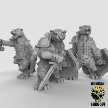 Band of Otter Fighters (Set of 3) - Duncan Shadow