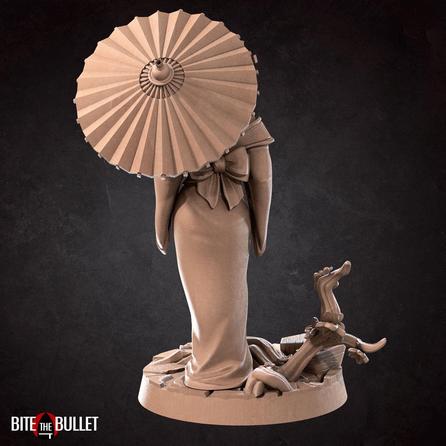 Higanbana, the Venomous Geisha (Human) | Bite the Bullet | UNPAINTED Miniature in Resin