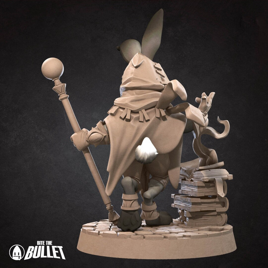 Harengon Wizard | Bite the Bullet | UNPAINTED Miniature in Resin