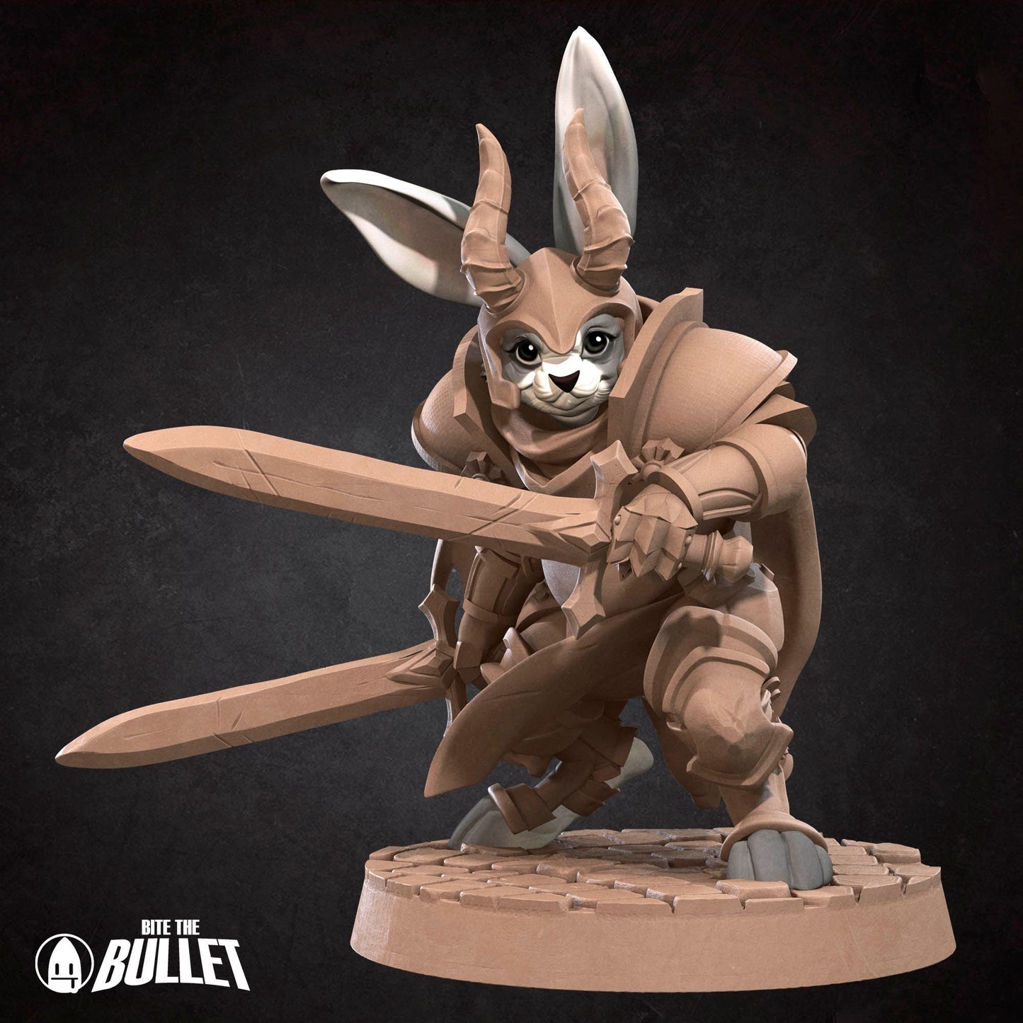 Harengon Warrior | Bite the Bullet | UNPAINTED Miniature in Resin