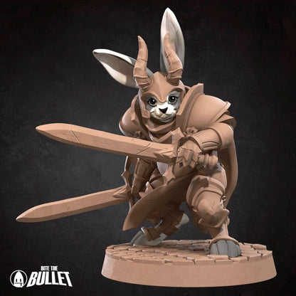 Harengon Warrior | Bite the Bullet | UNPAINTED Miniature in Resin