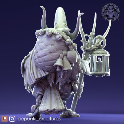 Thrush Bird | Pepunki Creatures | UNPAINTED Miniature in Resin