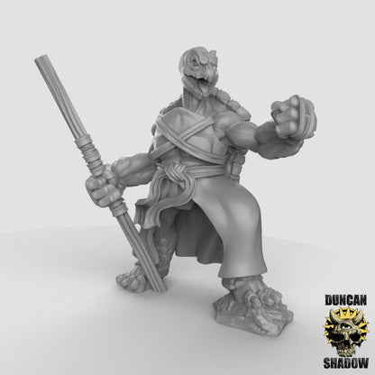 Tortol Monks| Duncan Shadow | UNPAINTED Miniature in Resin