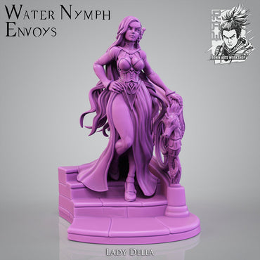 Delea, Shapeshifting Mermaid Infiltrator | Ronin Arts Workshop | UNPAINTED Miniature in Resin