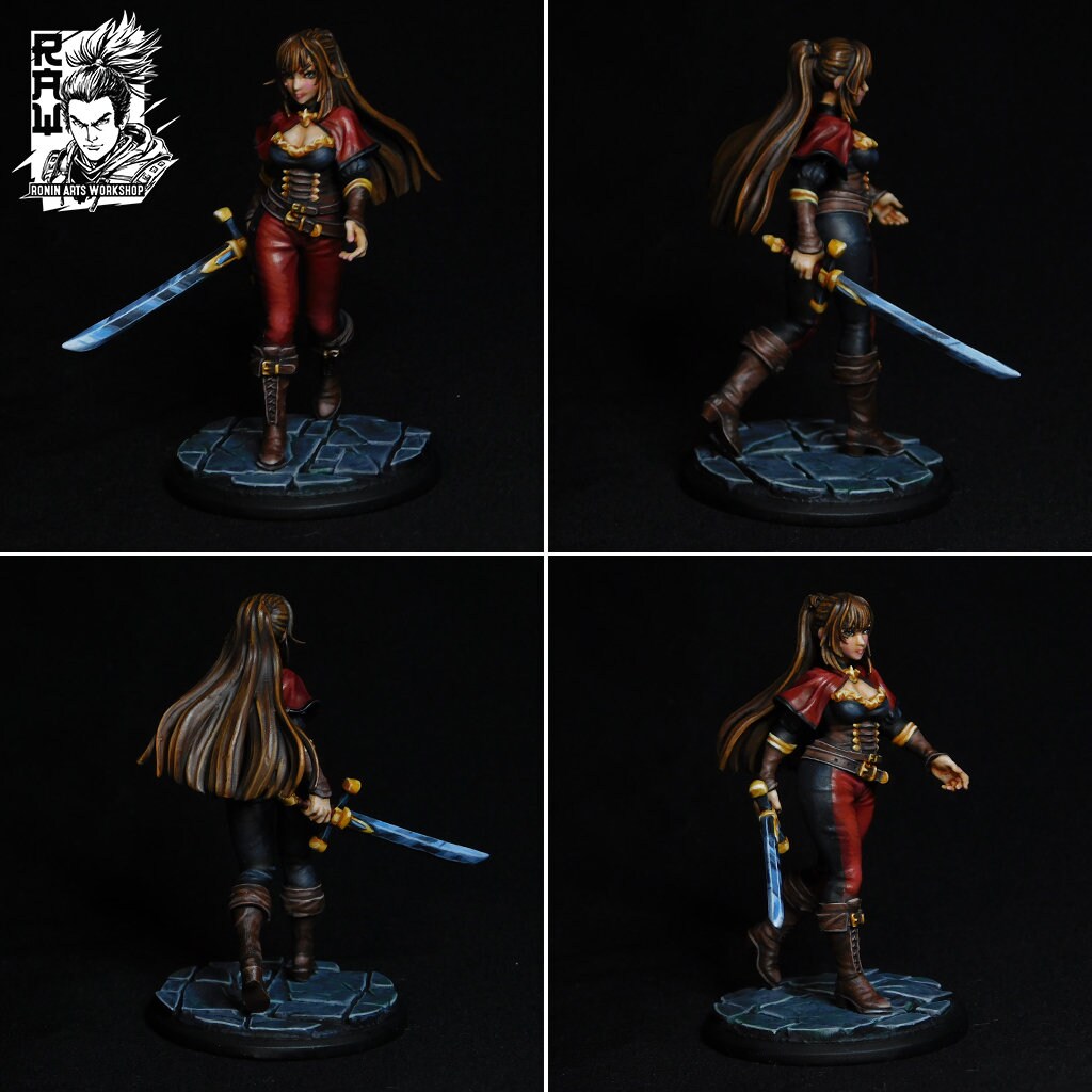 Urasyl, Shapeshifting Mermaid Infiltrator | Ronin Arts Workshop | UNPAINTED Miniature in Resin