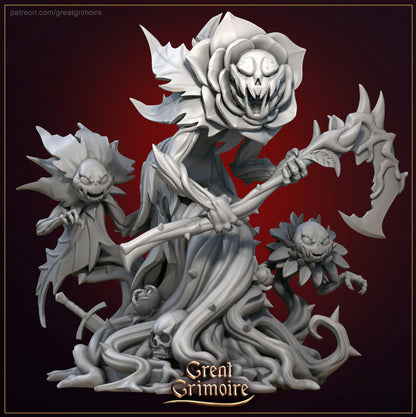 Ravenous Roses | Great Grimoire | UNPAINTED Miniature in Resin